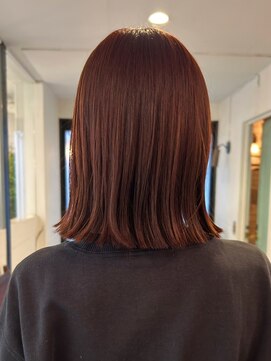 アンプラグド(unplugged) ブリーチなしオレンジブラウン