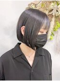ボブ 外ハネボブ ショートカット ミニボブ