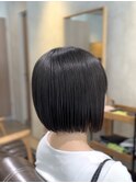 切りっぱなしボブ/bel.有江