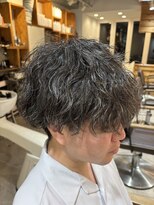 アメラボ(AmeLab)&nbsp;名古屋天白区梅ヶ丘30～50代メンズパーマ波巻きパーマ