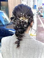 ヘアーメイクオズ(hair make O/S)&nbsp;【KON】結婚式お呼ばれヘアセット/ミディアム