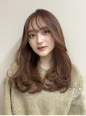 黒髪/ボブウルフ/ネビージュ/小顔/ワンレン