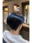 20代30代40代50代 ツヤ感のあるブルーカラー