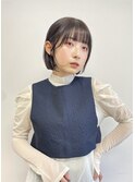 □ぱつっとボブ□【高田馬場髪質改善】