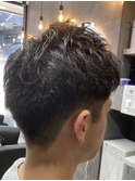 メンズ刈り上げショートスタイル