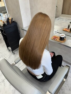 キング(K!ng) 縮毛矯正髪質改善ハイライトレイヤーカット枚方美容室エクステ