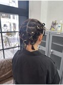 お呼ばれヘアセット/成人式ヘア／卒業式ヘア