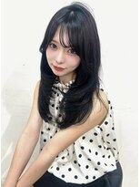 ユーフォリア 渋谷グランデ(Euphoria SHIBUYA GRANDE) 韓国ヘア レイヤーカット 暗髪 髪質改善