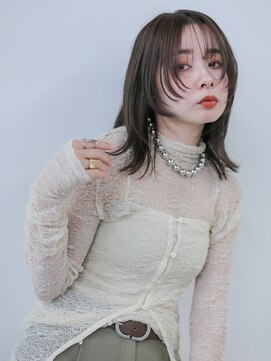 スリール バイ ミリー 江坂(Sourire by milly) 【Sourire江坂】ダークブラウン×レイヤースタイル