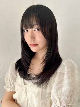 ロンドアベニール 北千住(Lond avenir) 暗めカラー/レイヤーカット/マロンベージュくすみベージュ北千住