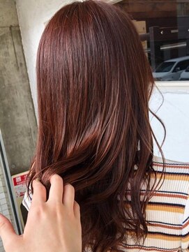 アニー 松戸(ANNI) ホワイトグレージュ/ミニウルフ/デジタルパーマ/チェリーブラウ