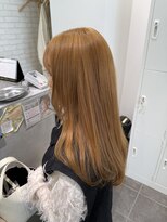 ライクバイコトナ 越谷(RIKE by kotona)&nbsp;イエローベージュ　×  ロングレイヤーヘア