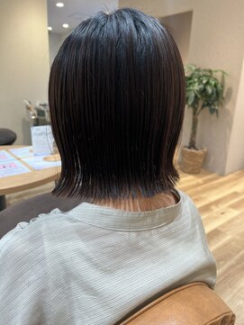 ズボラでもできる切りっぱなしボブ