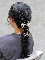 リープス(LEAPS)&nbsp;編み下ろしヘアアレンジ☆