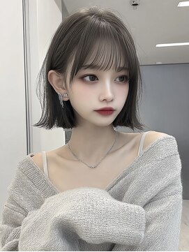 レア 渋谷(Le'a) 【Le’a】ボブ グレージュカラー 髪質改善