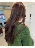 透明感グレージュ×韓国風レイヤーカット(茅ヶ崎/20代/韓国ヘア)