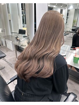 サンクマーケット 渋谷(cinq MARKET) 渋谷ブリーチカラーハイトーンヘーゼルグレージュカラー韓国ヘア