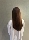 改善5回目/カラーの傷み感を艶髪へ