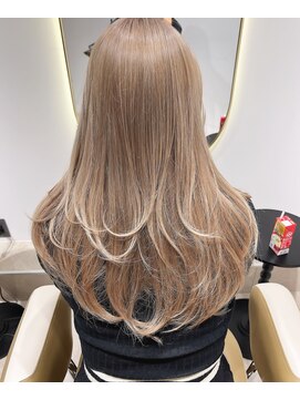 ラキング ギンザ トウキョウ(LAKING GINZA) イメチェン/ピンクベージュ/アンブレラカラー/前髪/銀座