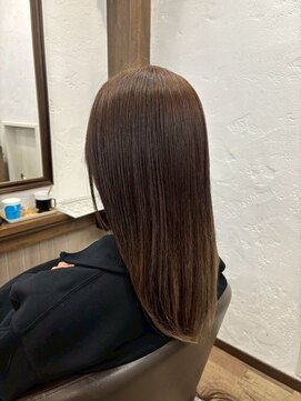 アミリー ひたち野うしく店(Amily) ハイライトバレイヤージュダブルカラーケアブリーチ20代30代