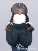 【推し活ヘア】ツイン編みおろしヘア