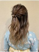 浴衣用ヘアアレンジ♪