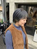 シー(Ciii)&nbsp;Stylistイケダ>>くすみブルー×きみどり　デザインカラー
