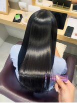 レンテ 千葉(LENTE)&nbsp;美髪縮毛矯正艶髪髪質改善レイヤーカット顔まわり韓国ヘア