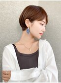 ナチュラルショート/ショートボブ/韓国/顔周り/20代30代40代50代