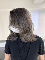 マスカリ(muscali)&nbsp;グレージュ/デザインカラー/ハイライトカラー30代40代髪型i6