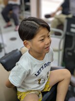 カットハウス パセリ&nbsp;お洒落キッズ☆センターパート☆      <理容室>/メンズ/バーバー