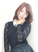 女子会にぴったりお手入れ簡単ボブ