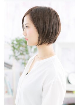 ミック ヘアアンドビューティー 大山店(miq Hair&Beauty) 美人顔に格上げ!ノーバングクールボブ