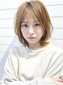 【December】大人かわいい ミディアムレイヤー ブランジュ