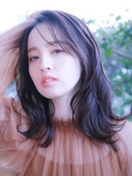 ミオリィ(meoli) 【meoli】シースルーバング×ゆる巻きランダムウェーブ♪