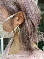桜夏(ouca) ブリーチベースのパープルカラー