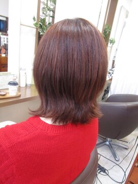 コアフィールフィス(COIFFURE fils) 《見附 今町》 ひし形くびれスタイル ミディ