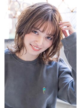 アルテ(ARTE) 【ARTE表参道/青山】モテ髪ミディアム×透明感カラー