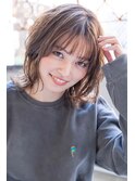【ARTE表参道/青山】モテ髪ミディアム×透明感カラー