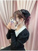 まおりんのお姉様ポニーテール 新宿歌舞伎町ヘアセット