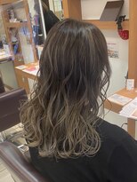 アンドバイモードケイズ (and by MODE K's)&nbsp;【サロンスタイル】アッシュベージュグラデーション