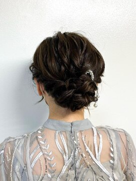 バブルス 久米川店(BUBBLES) ラメを散らしてキラキラアレンジ