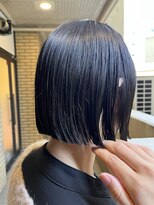 アールヘア ナチュラルアンドオーガニックサロン 【髪質改善】切りっぱなしボブ/ミニボブ