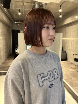 ソイリウム 下北沢(soi rium) ブリーチなしオレンジカラー