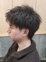 ニアウ 伊勢崎連取店(Niau)&nbsp;メンズスパイキーショートアップバングツーブロック