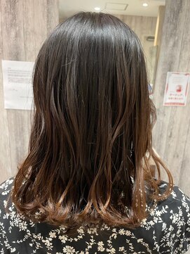 エヌアンドエー せんげん台店(N&A) ナチュラルウェーブパーマ×グラデーションカラー髪質改善カラー