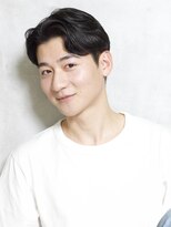 にもう&nbsp;センターパート　ダウンパーマ　k-popスタイル