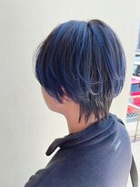 キャパジャストヘアー(CAPA just hair)&nbsp;メンズミディアム/バレイヤージュ・青