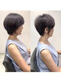 30代40代50代大人ナチュラルレイヤーショートボブ