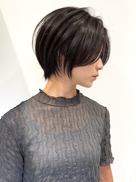 ジル ブラン 福岡(JIL BLAN) ハイライトレイヤーカットショートボブイルミナカラー天神大名